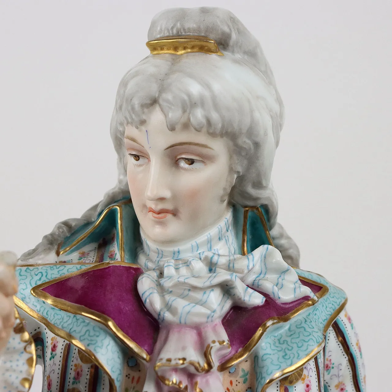 Pair of biscuit statues by Paul Duboy, mid-19th century 8