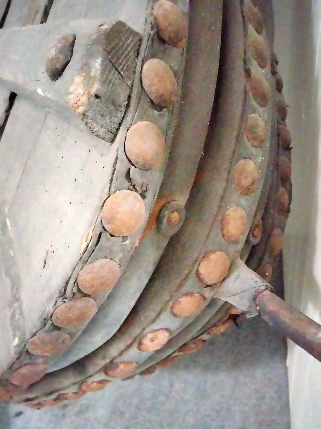 Mantice da fabbro in legno e cuoio, metà '800 5