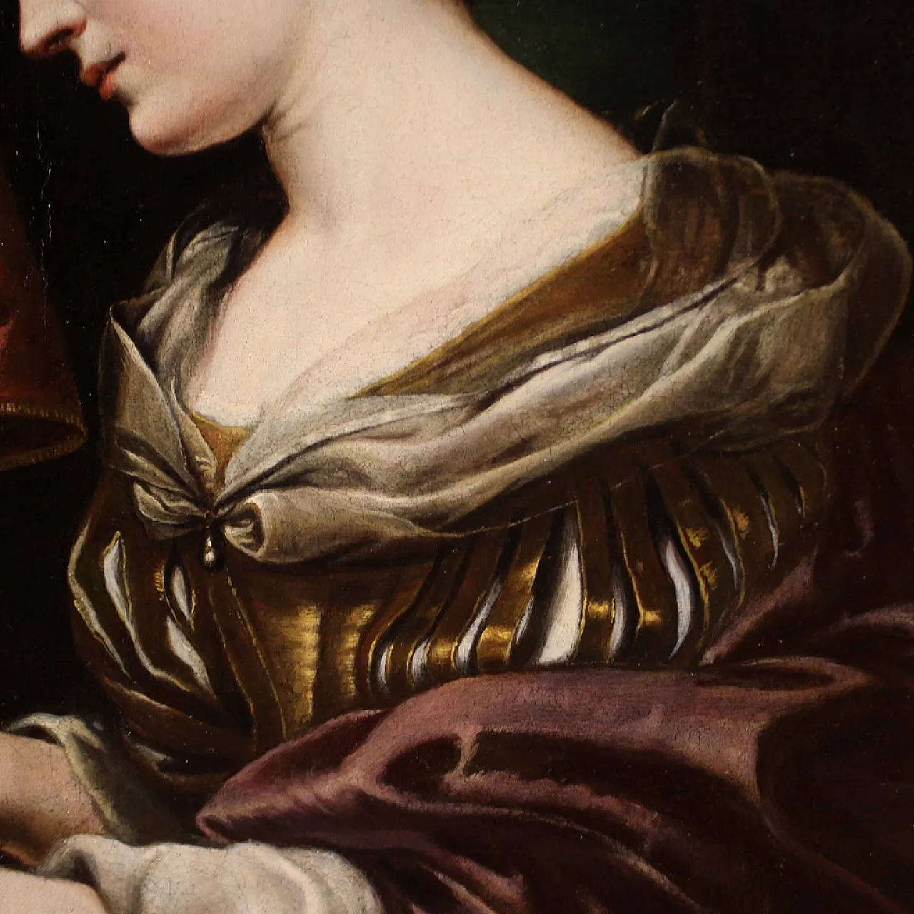 Santa Cecilia all'organo, dipinto barocco italiano, '600 8