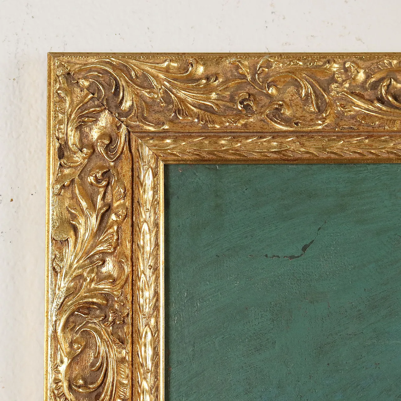 Paesaggio con rovine architettoniche, dipinto a olio su tela, '700 7