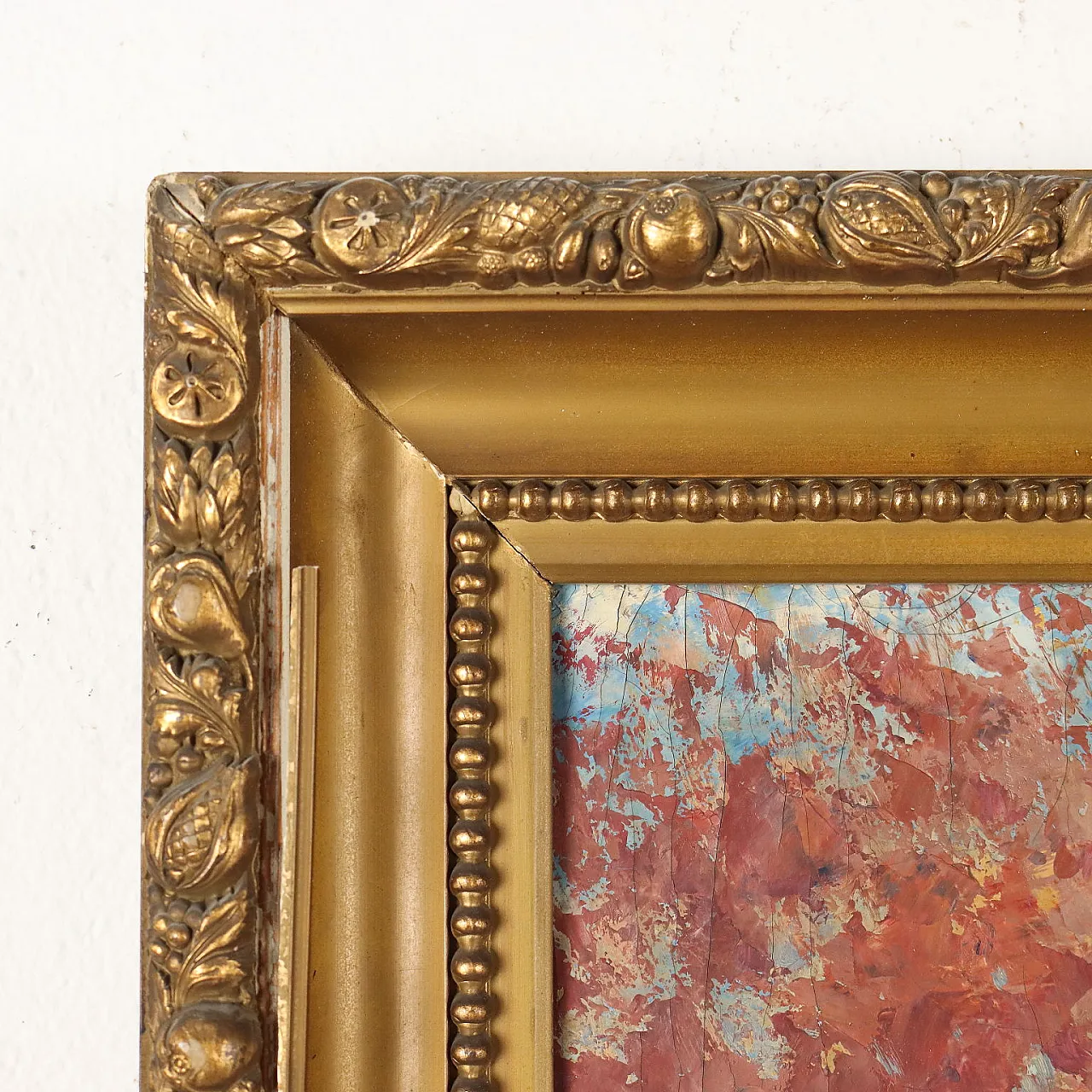 Paesaggio boschivo autunnale, dipinto a olio su tela 9