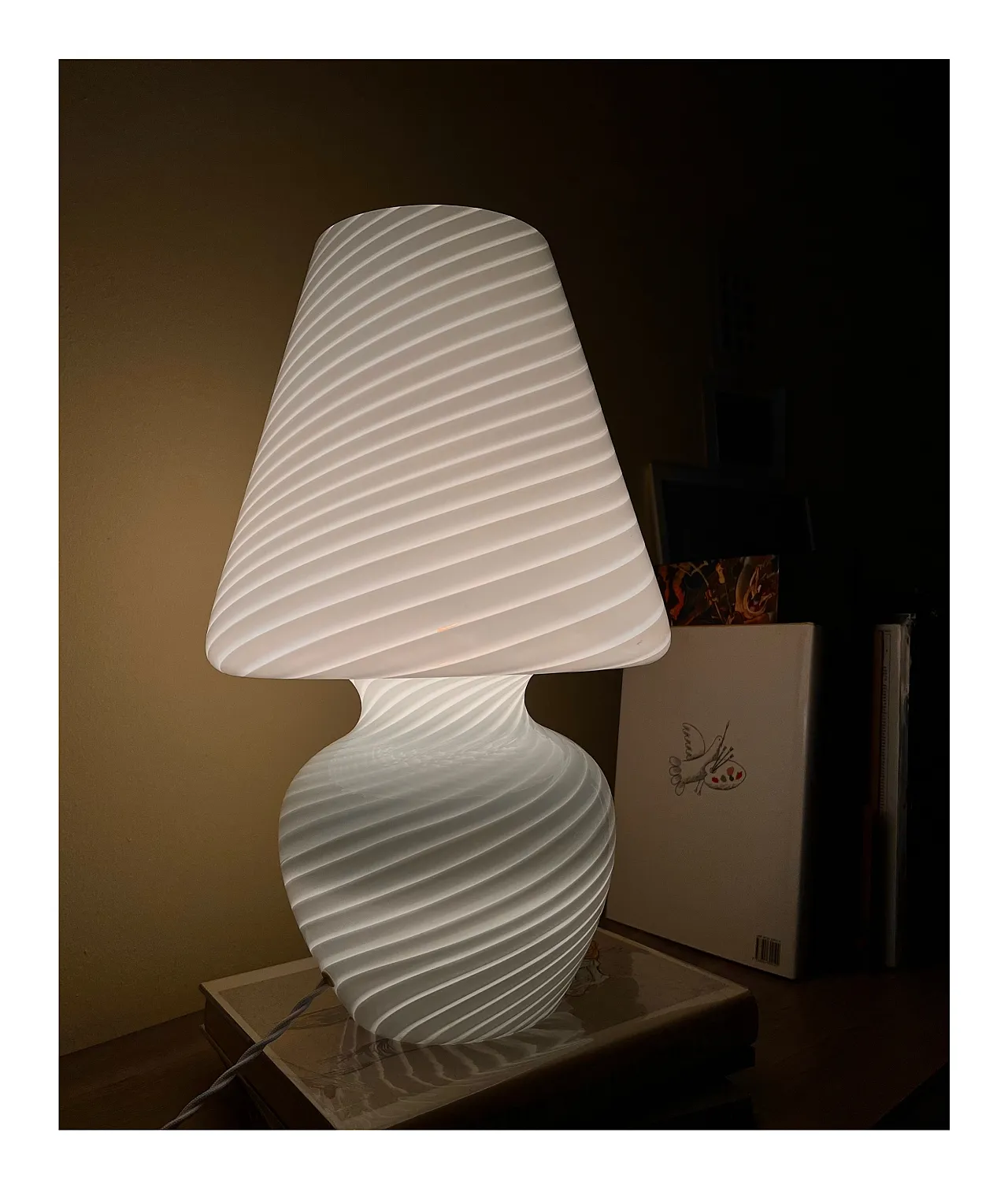 Large Murano Mushroom Lamp, 70s 2