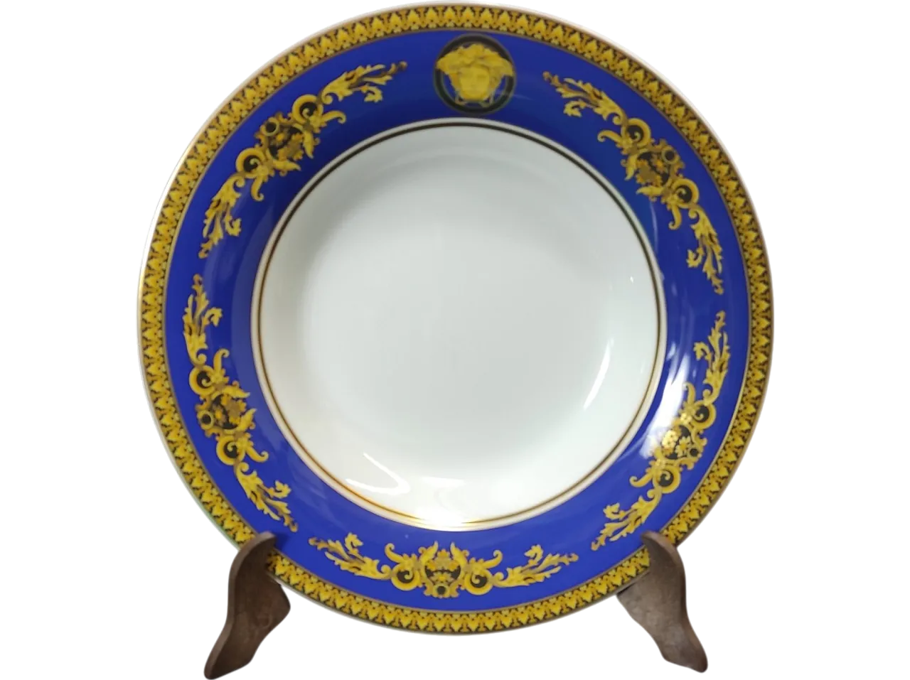 Piatto decorativo in porcellana Rosenthal x Versace anni 2000 6