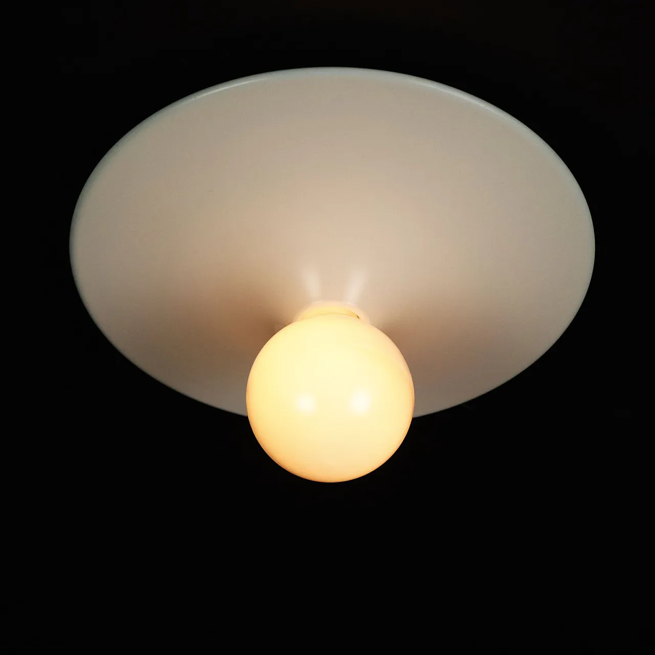 Lampada da soffitto Disco di Gianluigi Gorgoni per Stilnovo, anni '70 1