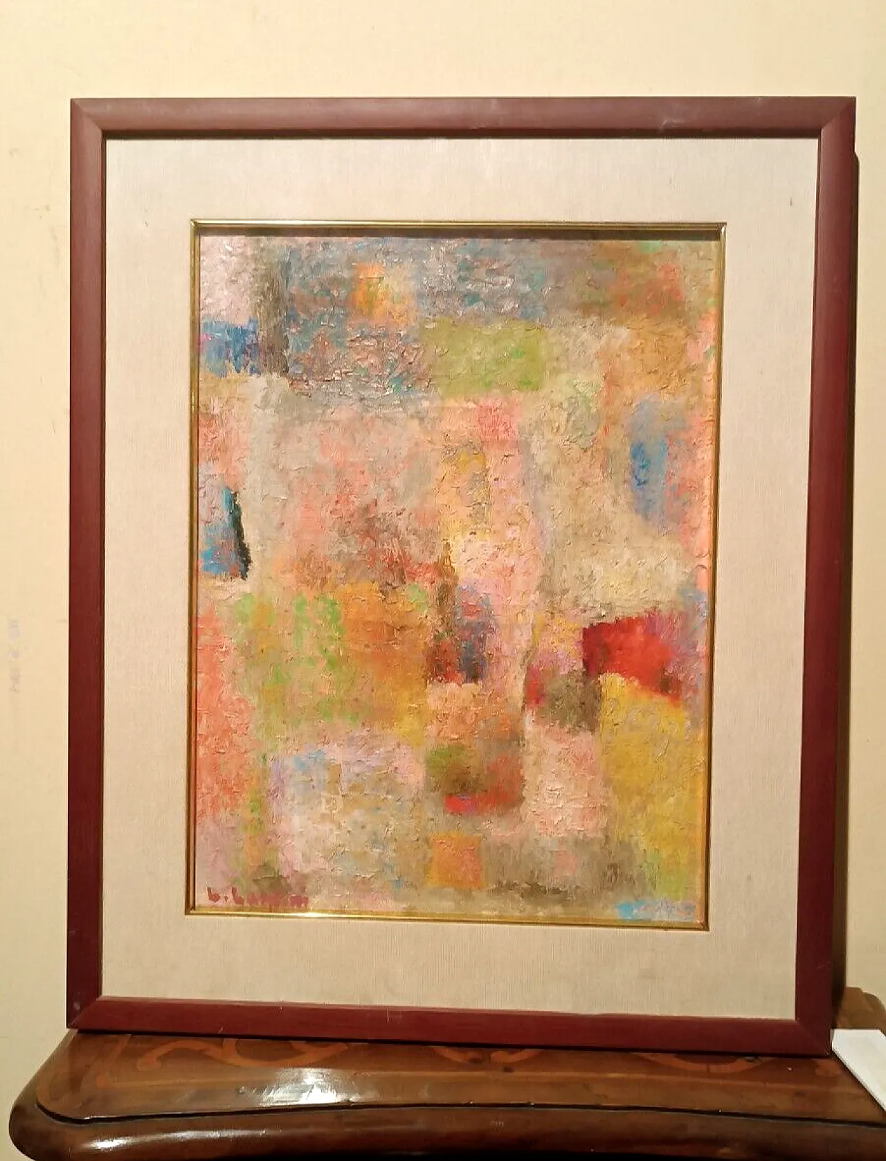 Omaggio a Klee, olio su tela di Lando Landini, anni '50 1