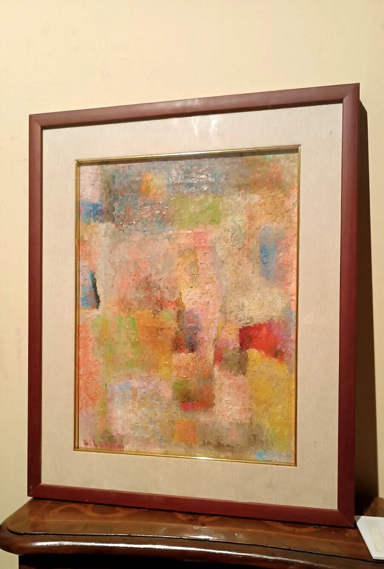 Omaggio a Klee, olio su tela di Lando Landini, anni '50 2