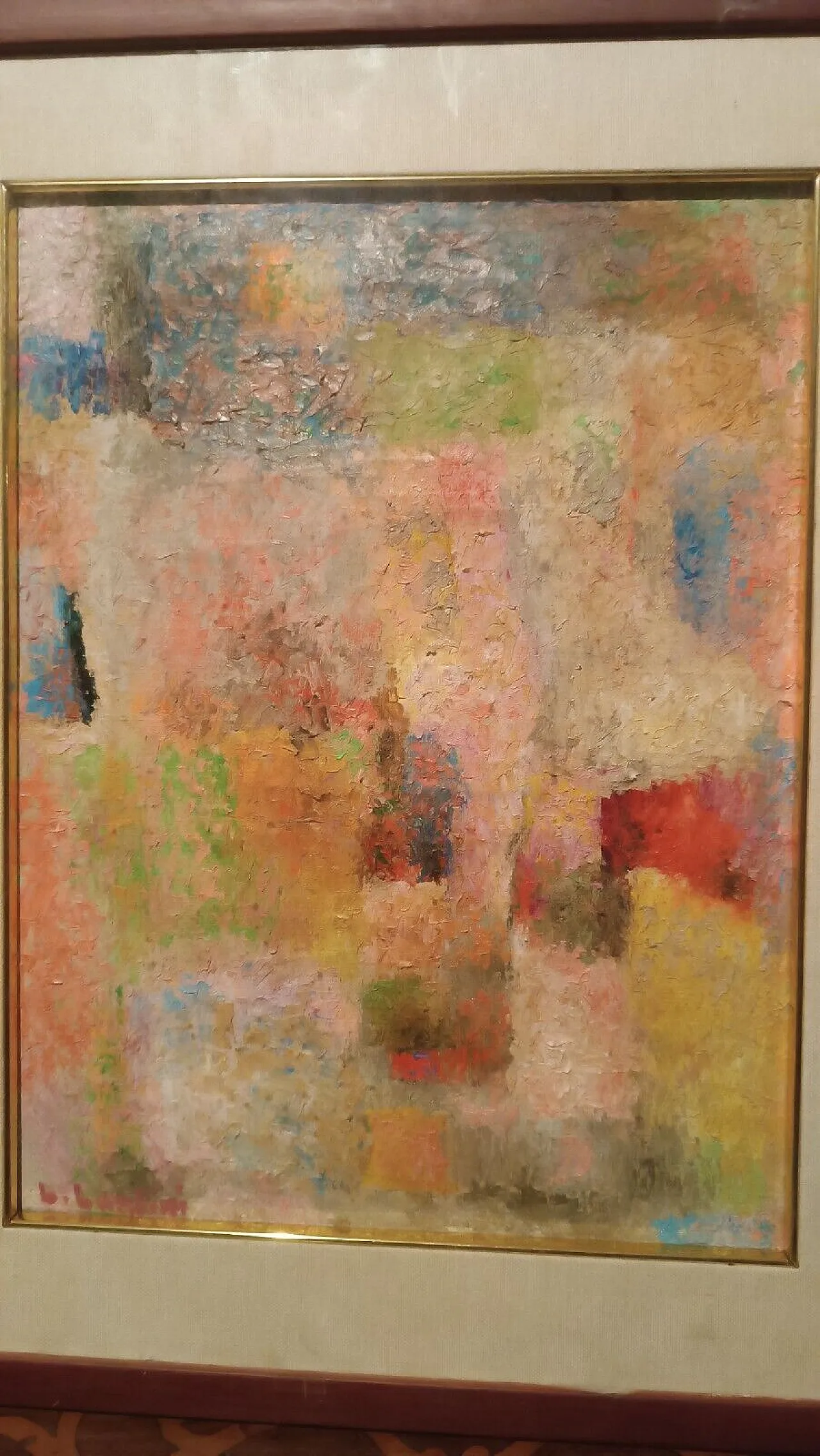Omaggio a Klee, olio su tela di Lando Landini, anni '50 4