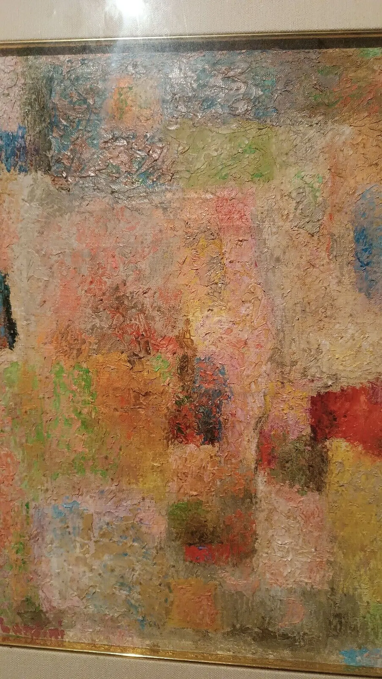 Omaggio a Klee, olio su tela di Lando Landini, anni '50 5