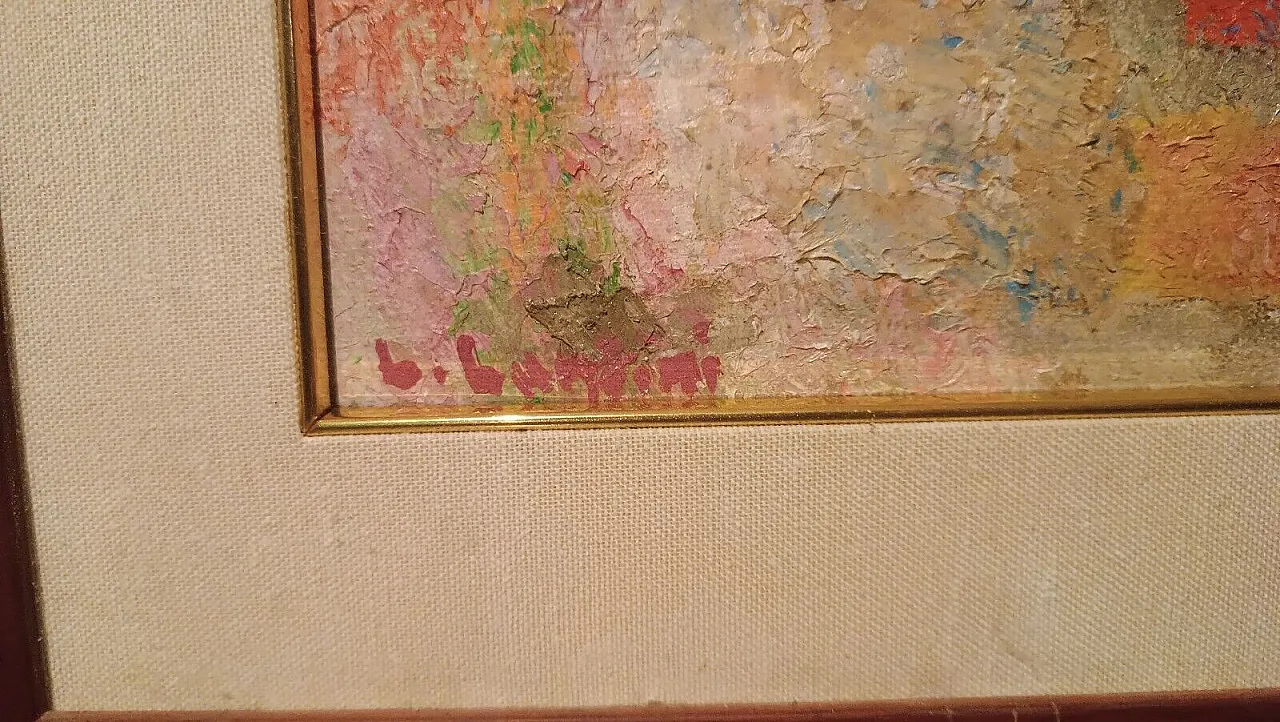Omaggio a Klee, olio su tela di Lando Landini, anni '50 8