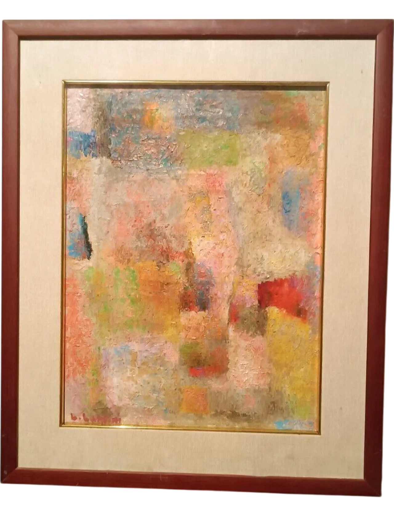 Omaggio a Klee, olio su tela di Lando Landini, anni '50 11