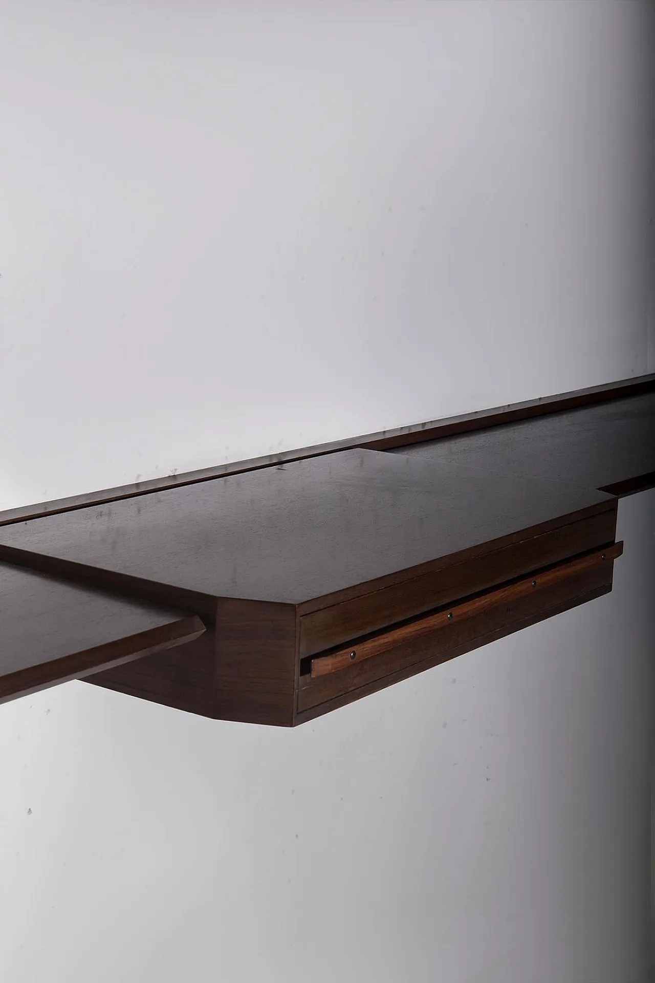 Consolle da parete in legno di Dino Cavalli, anni '60 6