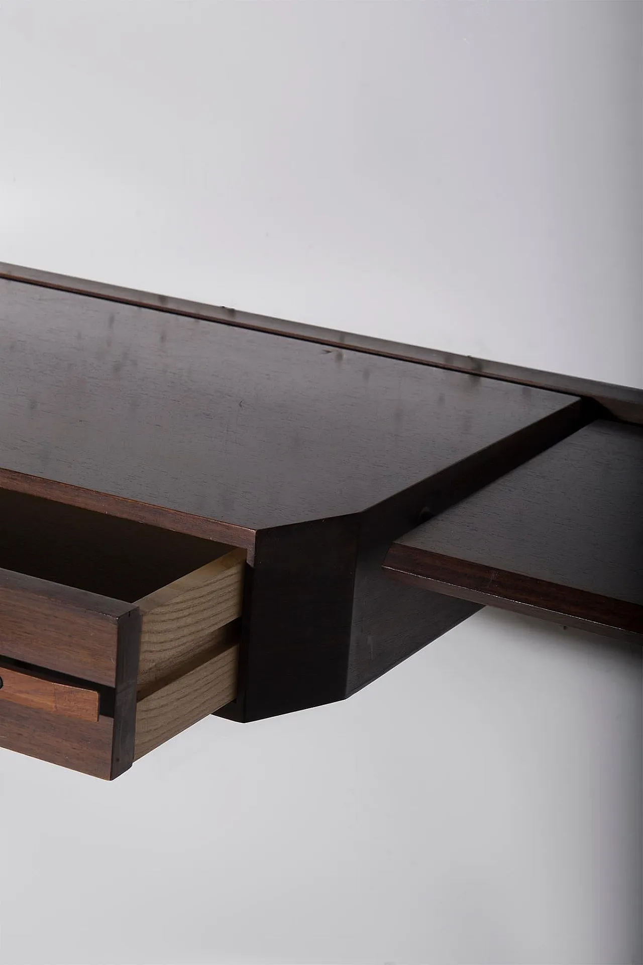 Consolle da parete in legno di Dino Cavalli, anni '60 11