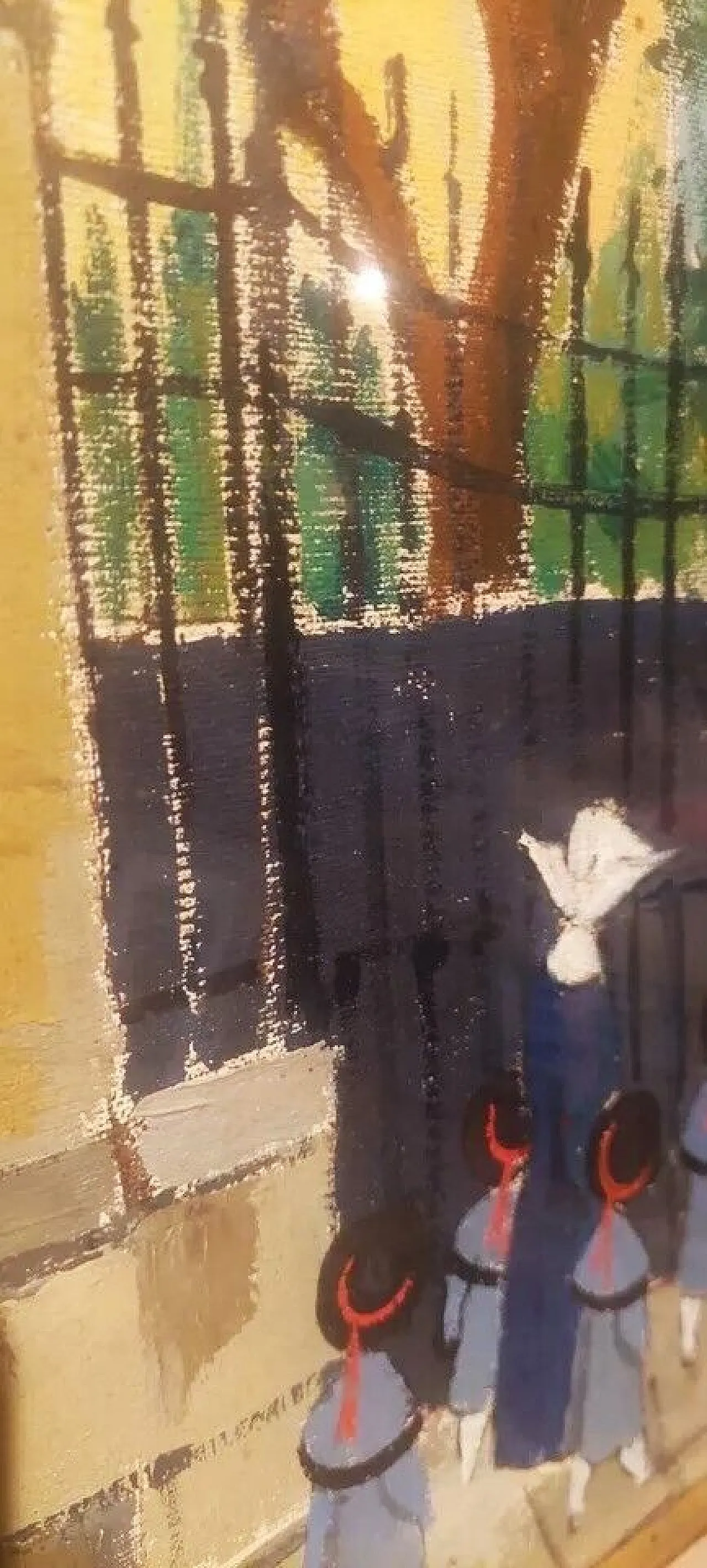 Primavera, olio su tela di Rodolfo Marma, anni '60 5