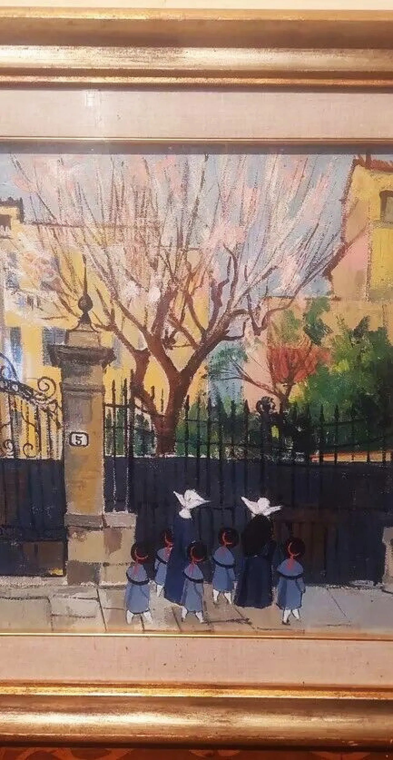 Primavera, olio su tela di Rodolfo Marma, anni '60 7