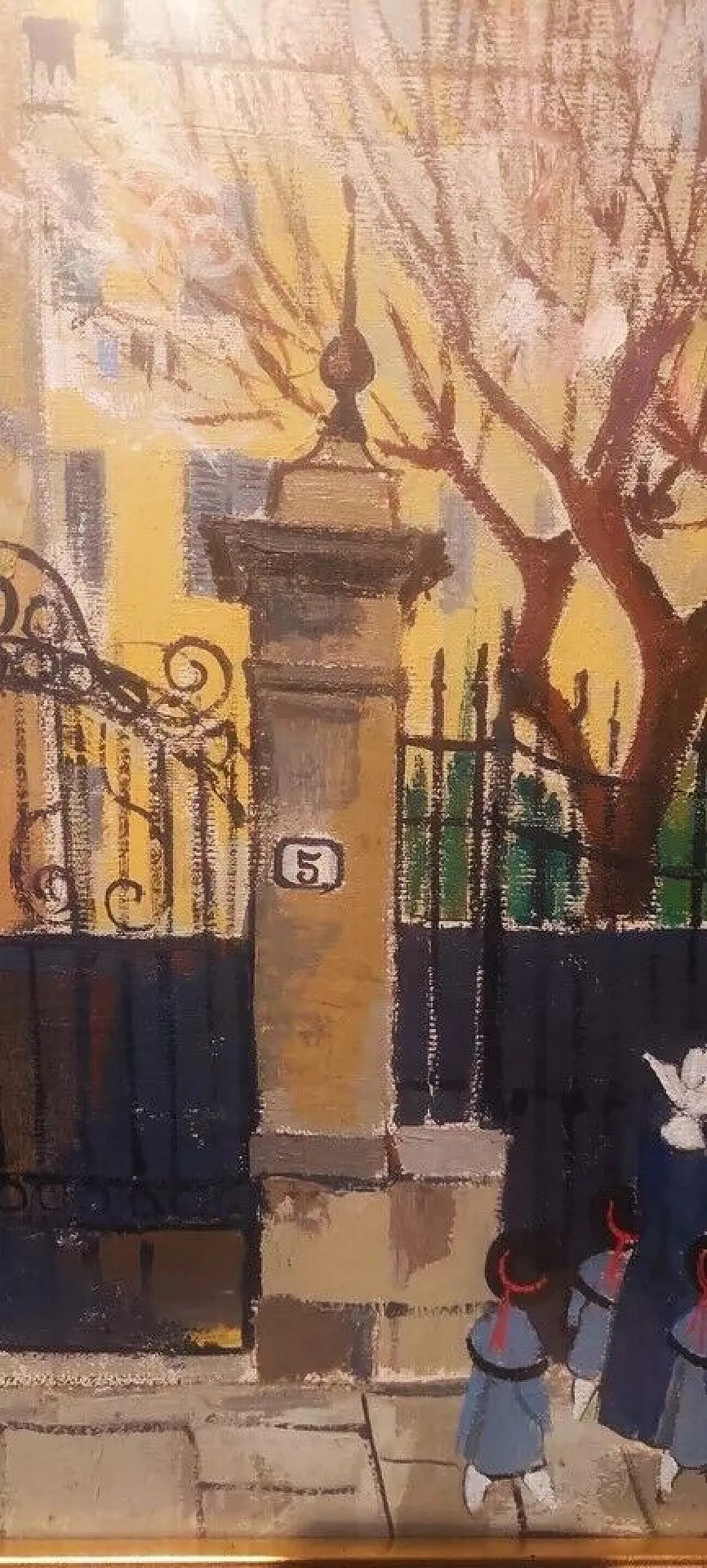 Primavera, olio su tela di Rodolfo Marma, anni '60 8