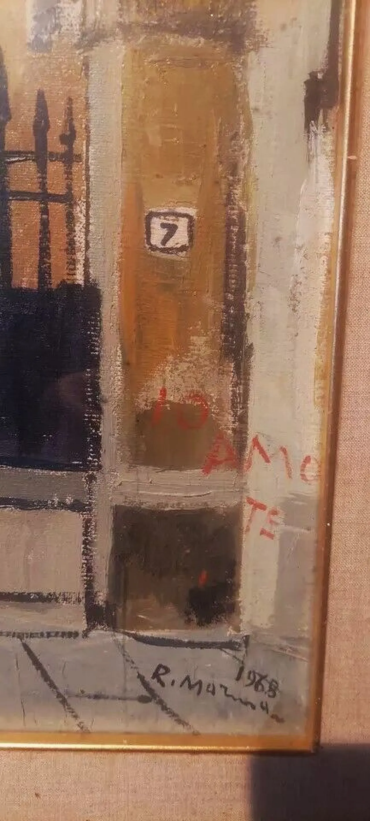 Primavera, olio su tela di Rodolfo Marma, anni '60 9