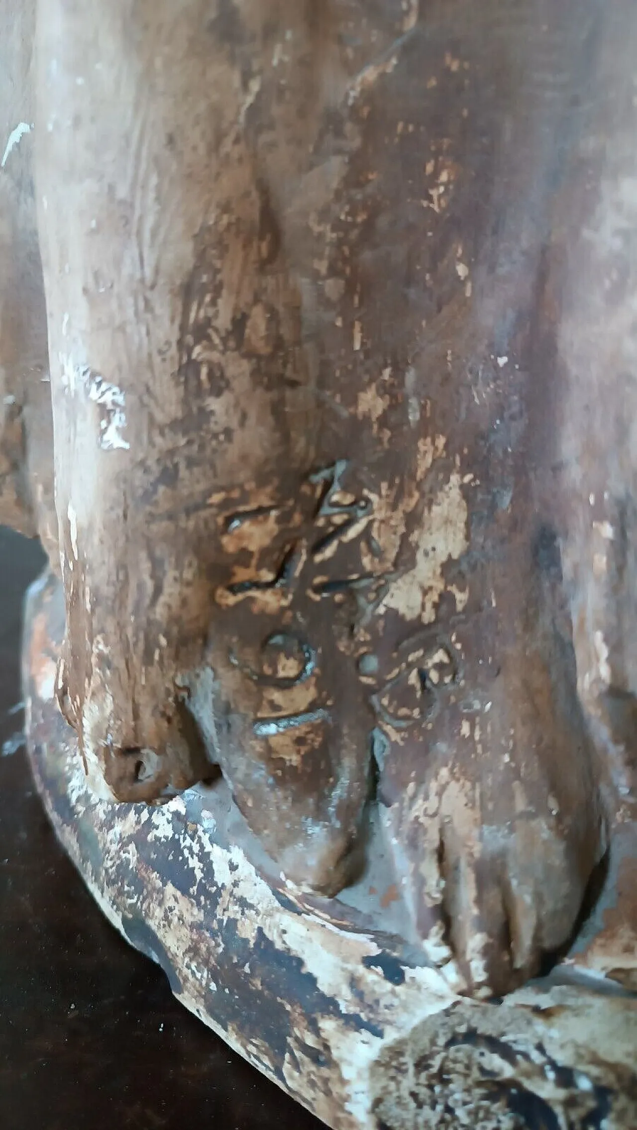 Pastore da presepe, scultura in gesso, fine '700 7