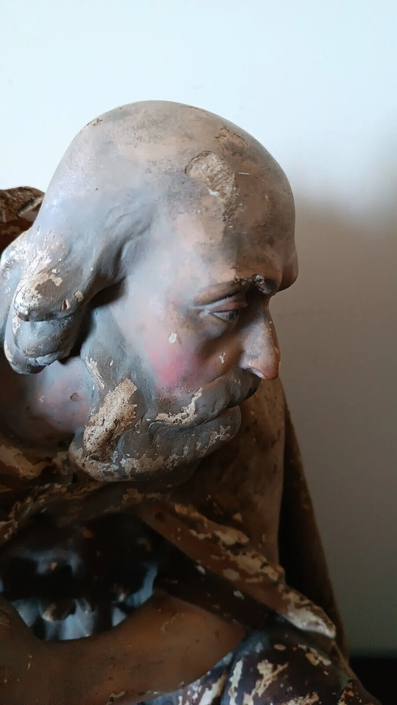 Pastore da presepe, scultura in gesso, fine '700 10