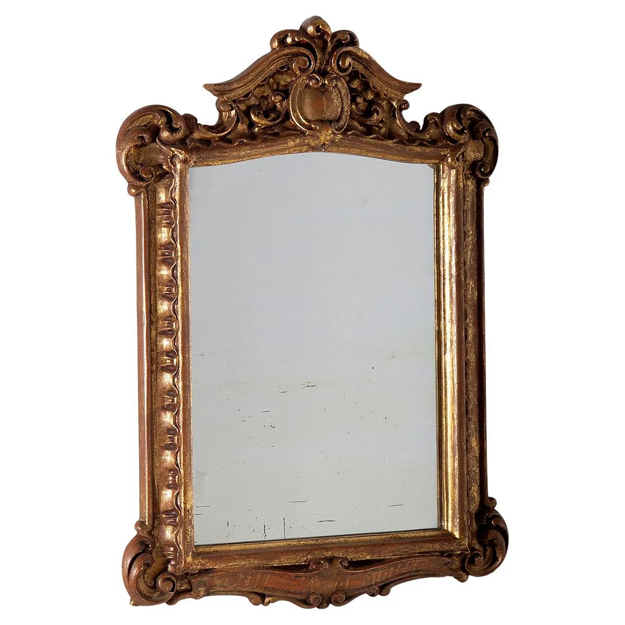 Mirror with gilded wooden frame, 18th century 1