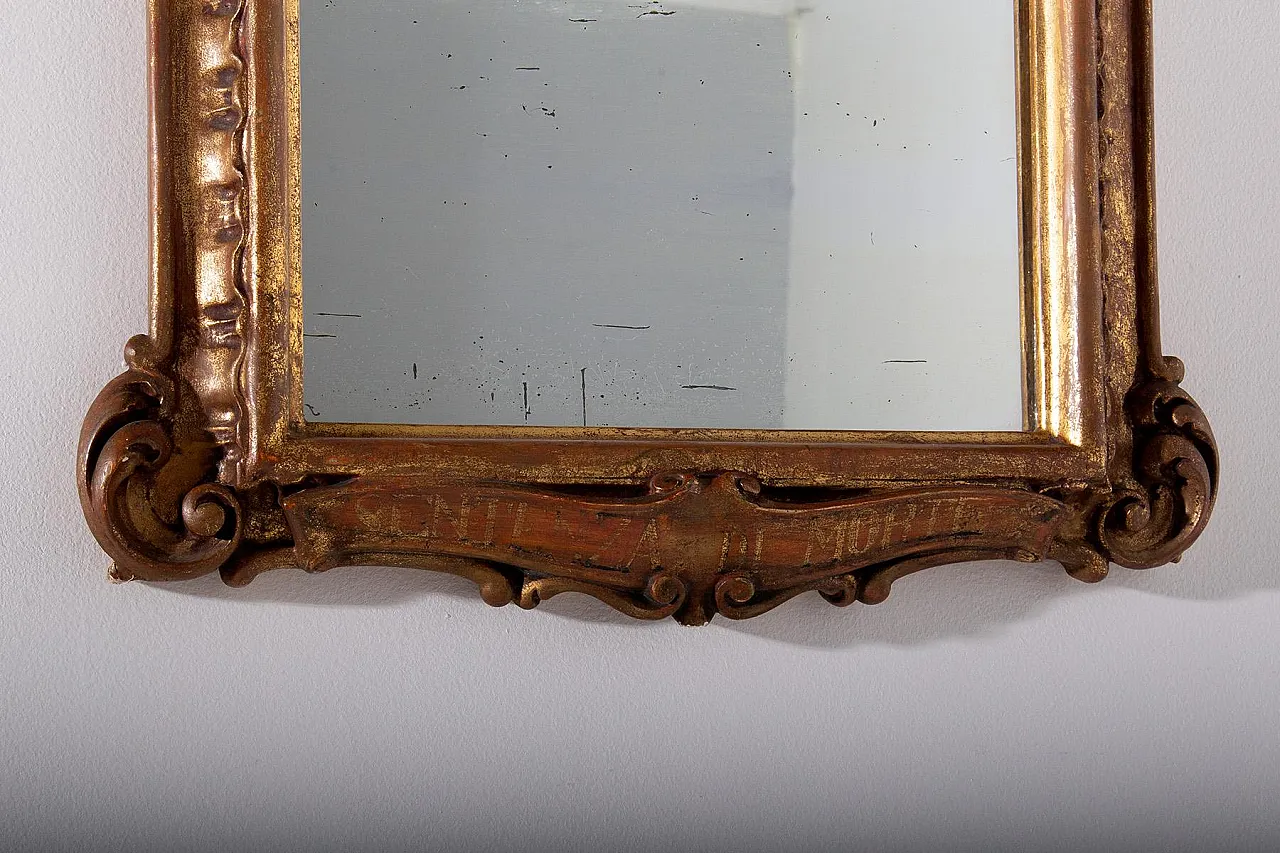Mirror with gilded wooden frame, 18th century 7