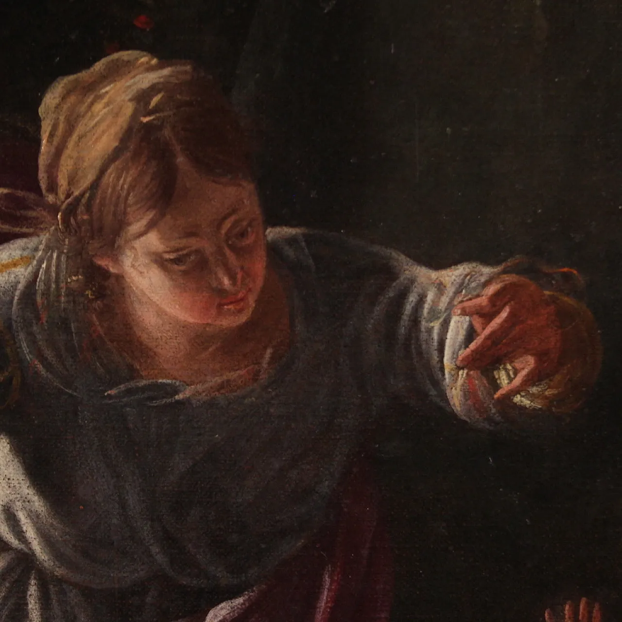 Pittore barocco francese, Riposo durante la fuga in Egitto, '600 9