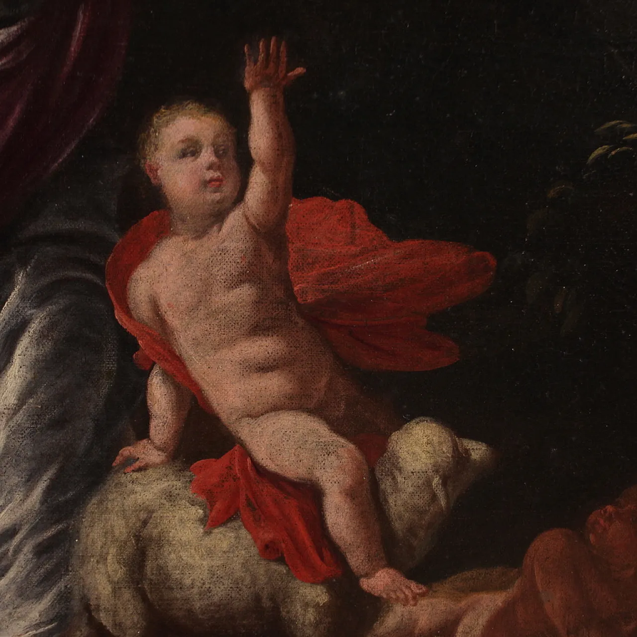 Pittore barocco francese, Riposo durante la fuga in Egitto, '600 11