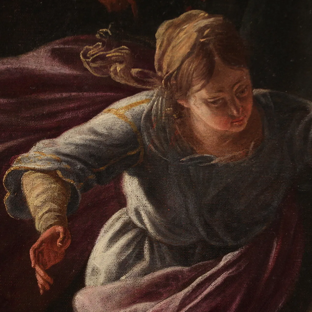 Pittore barocco francese, Riposo durante la fuga in Egitto, '600 12