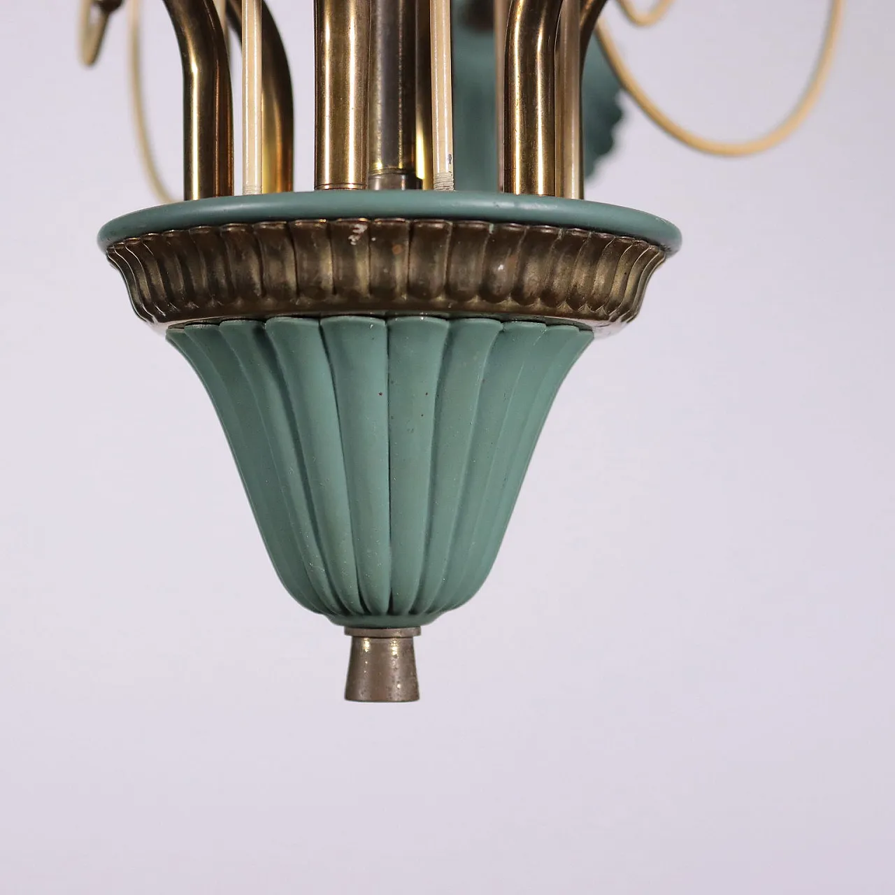 6 light ceiling lamp, 1950s 6