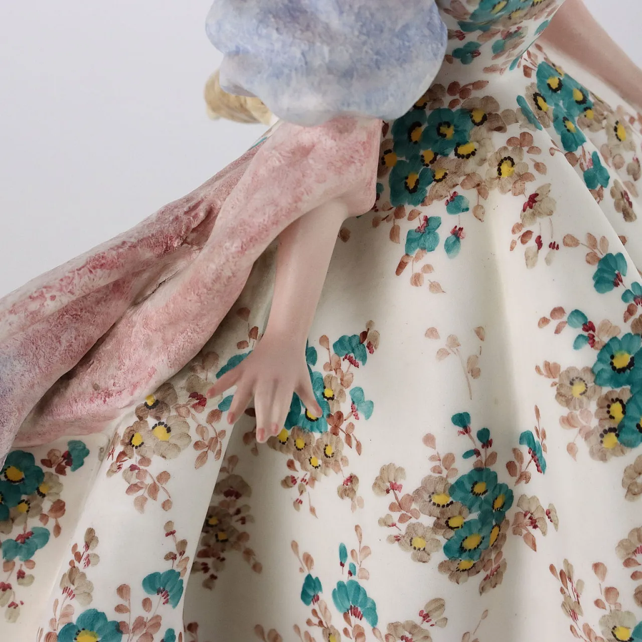 Scultura di fanciulla in ceramica di Tiziano Galli, anni '50 5