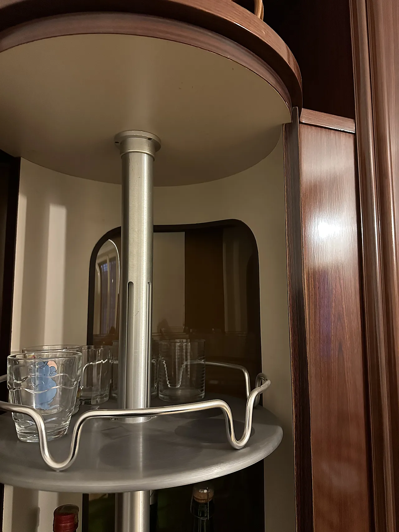 Mobile con vetrina bar in palissandro, anni ‘70 8