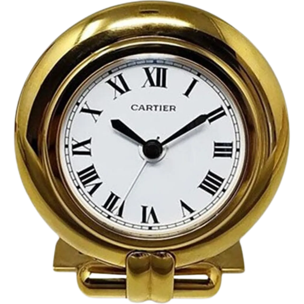 Alarm clock pendulette "Colisee" by Cartier, 1990s 10