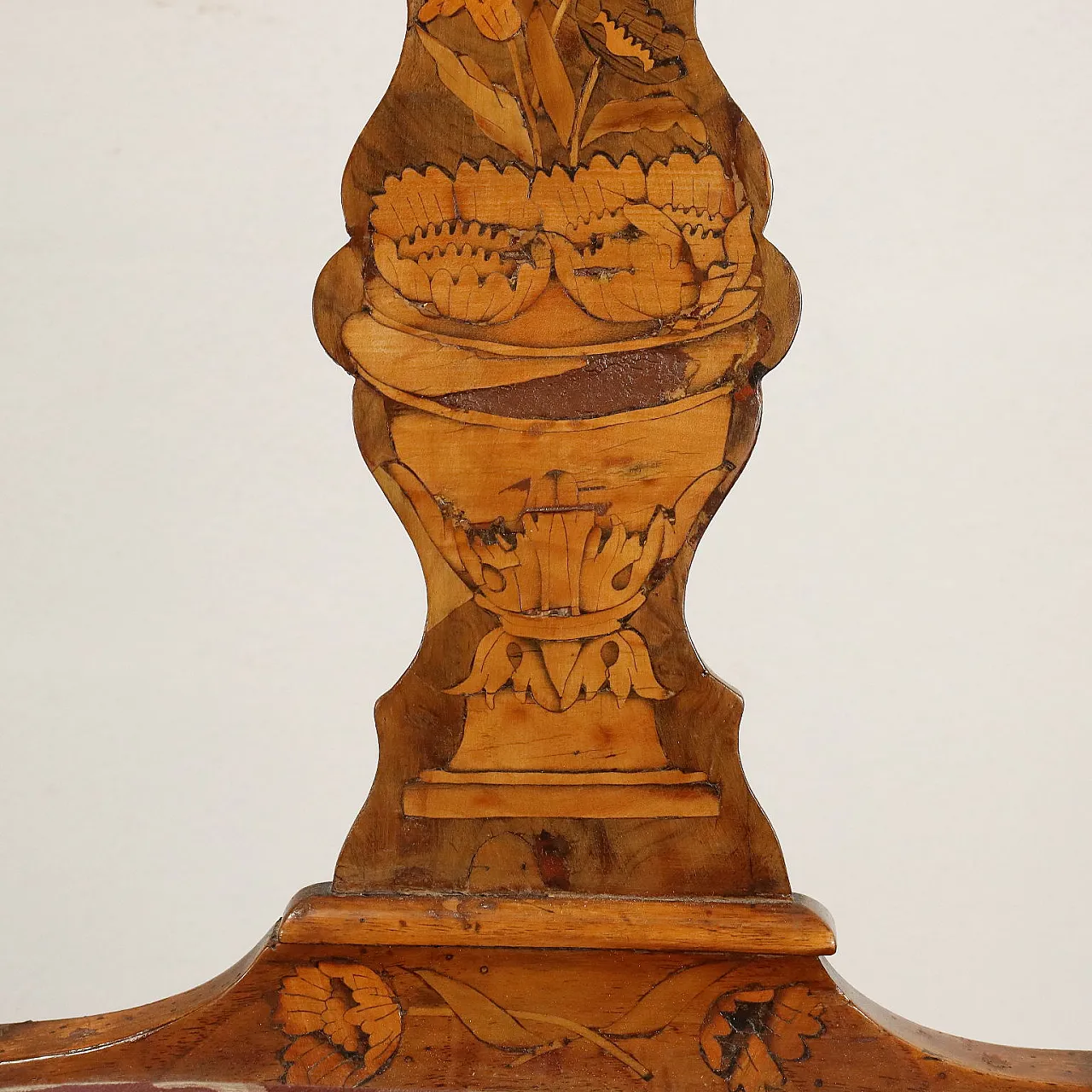 4 Sedie olandesi di gusto Barocchetto in quercia e radica, terzo quarto '800 6