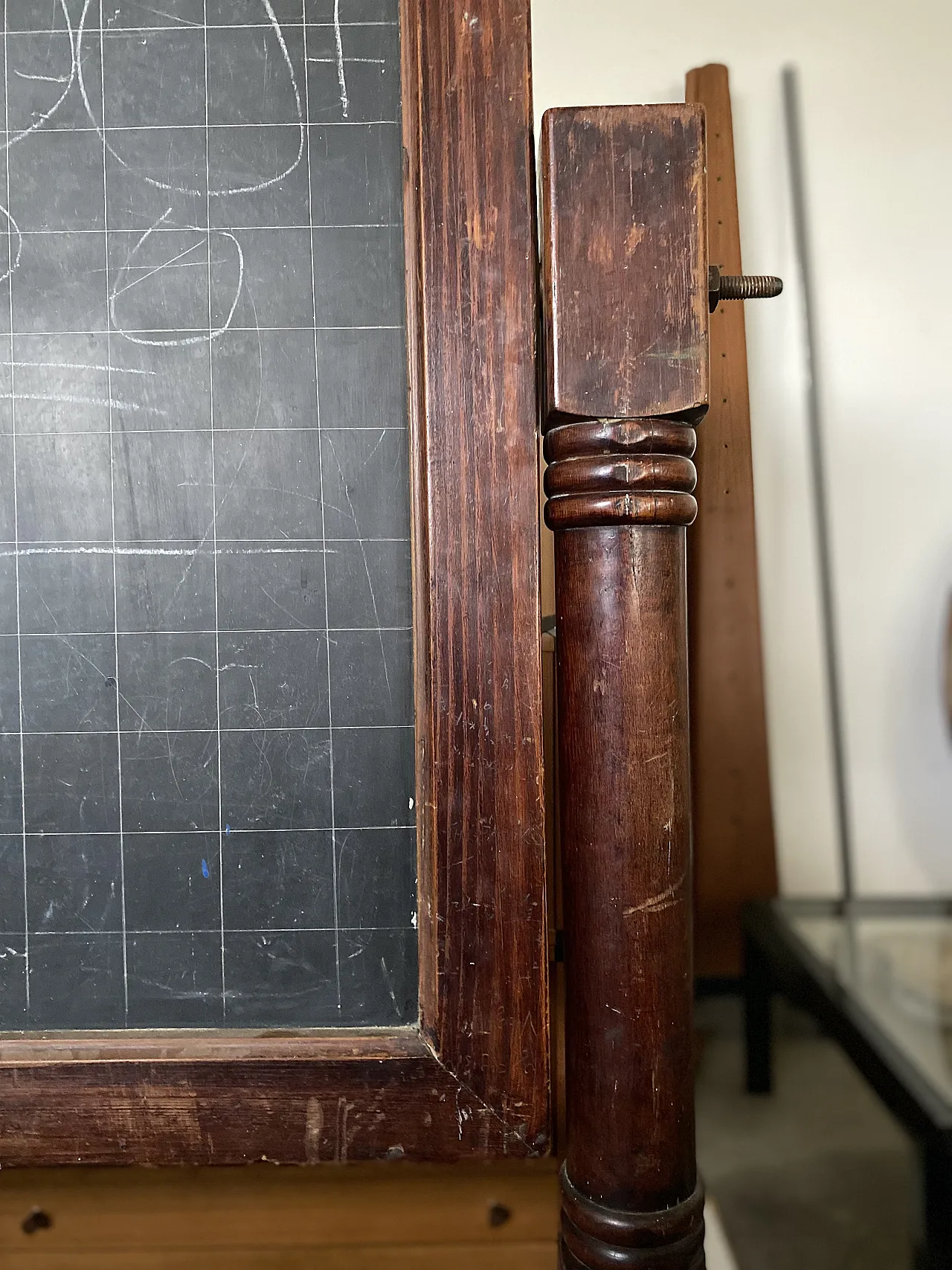 Lavagna da scuola, legno e ardesia, primi '900 5