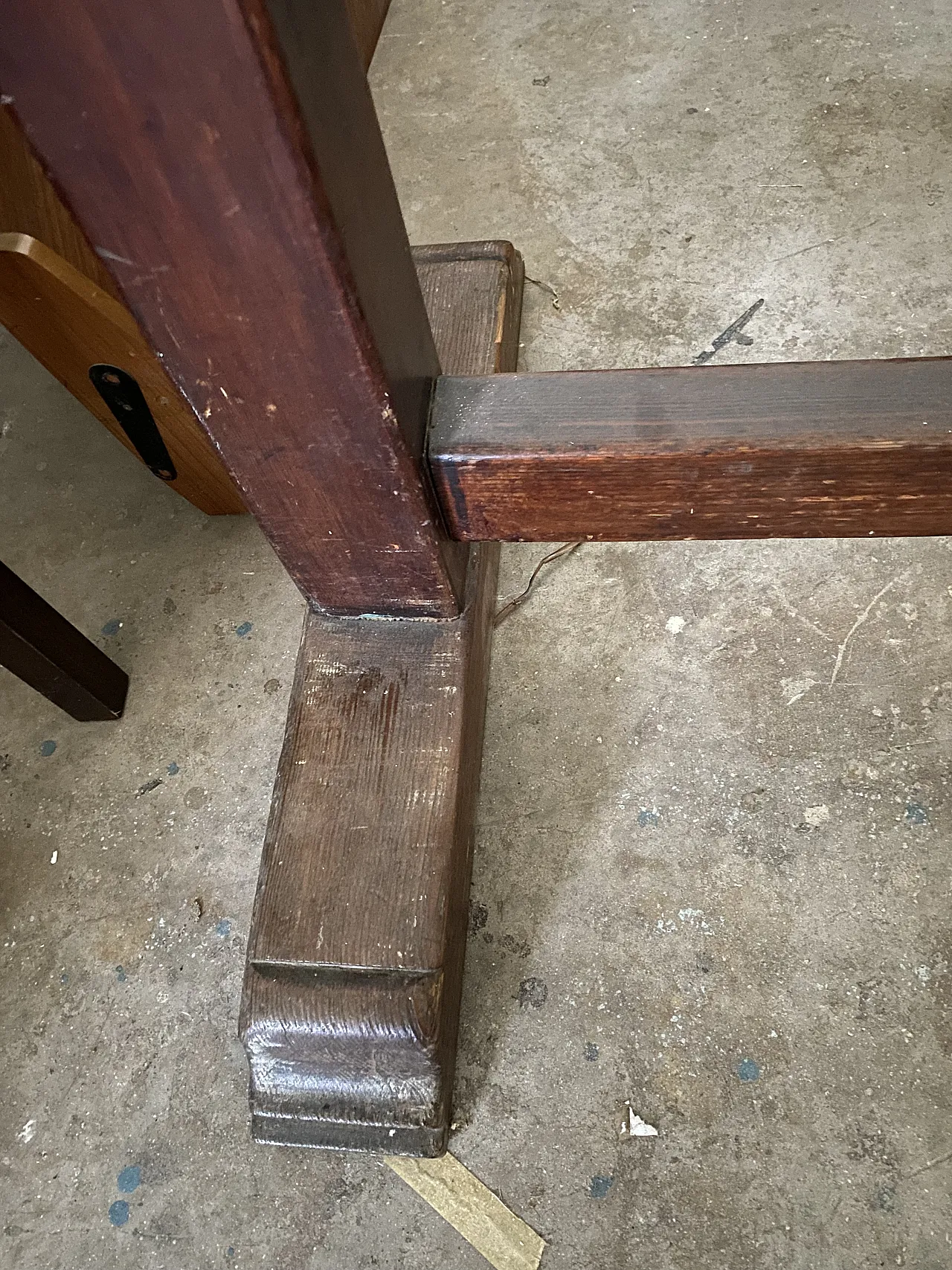 Lavagna da scuola, legno e ardesia, primi '900 6