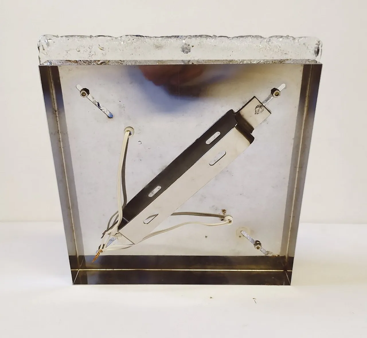 Murano wall light by Mazzega, 1970s 4