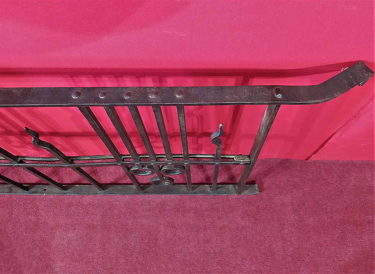 Parapetto in ferro battuto, '800 5