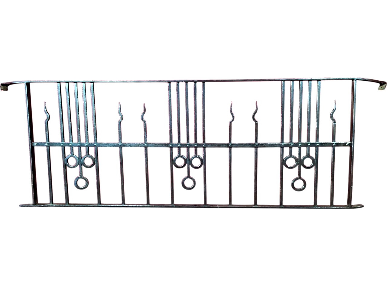 Parapetto in ferro battuto, '800 11