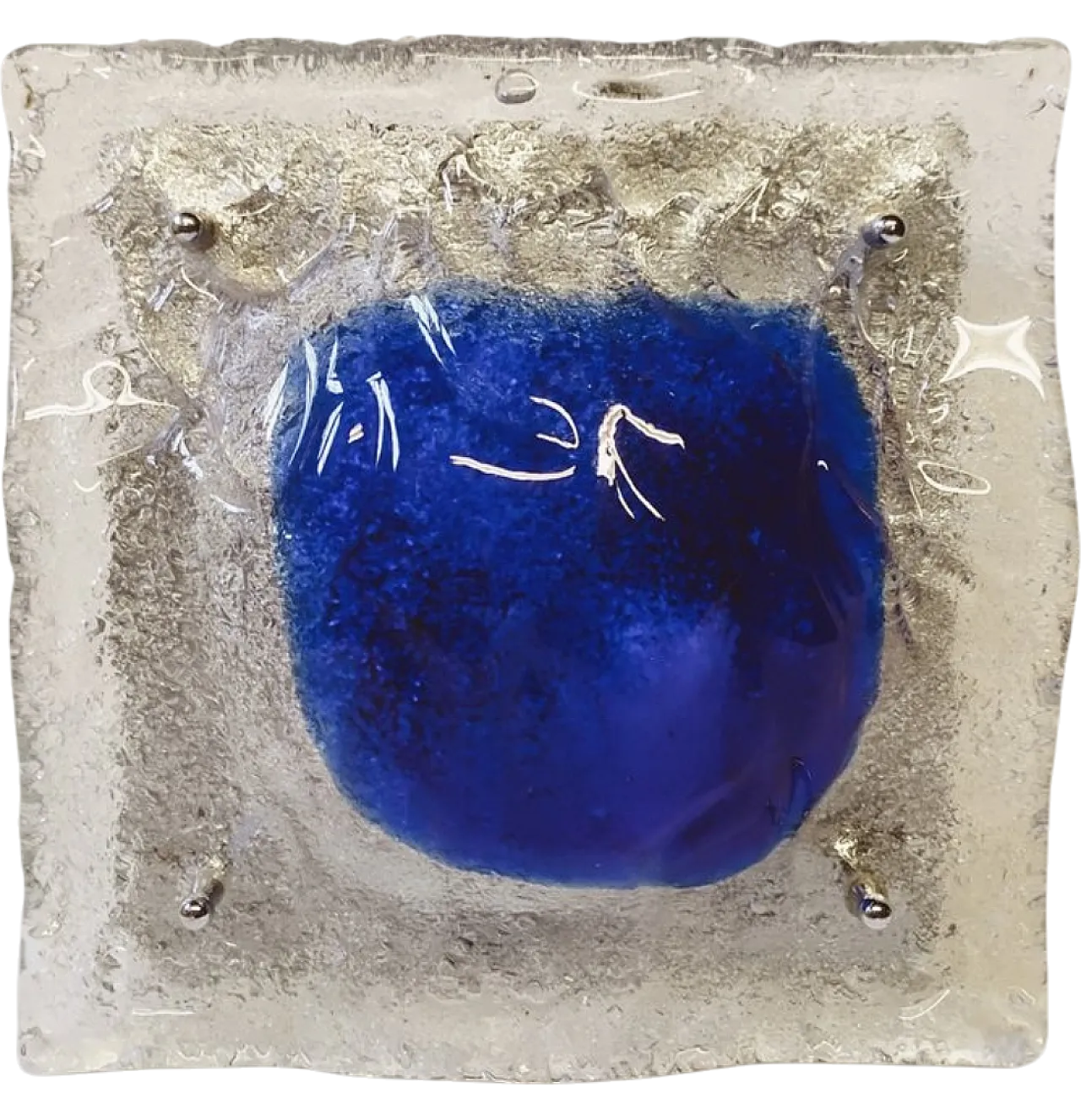 Murano wall light by Mazzega, 1970s 8