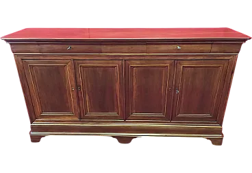 Credenza a quattro porte in mogano, '800