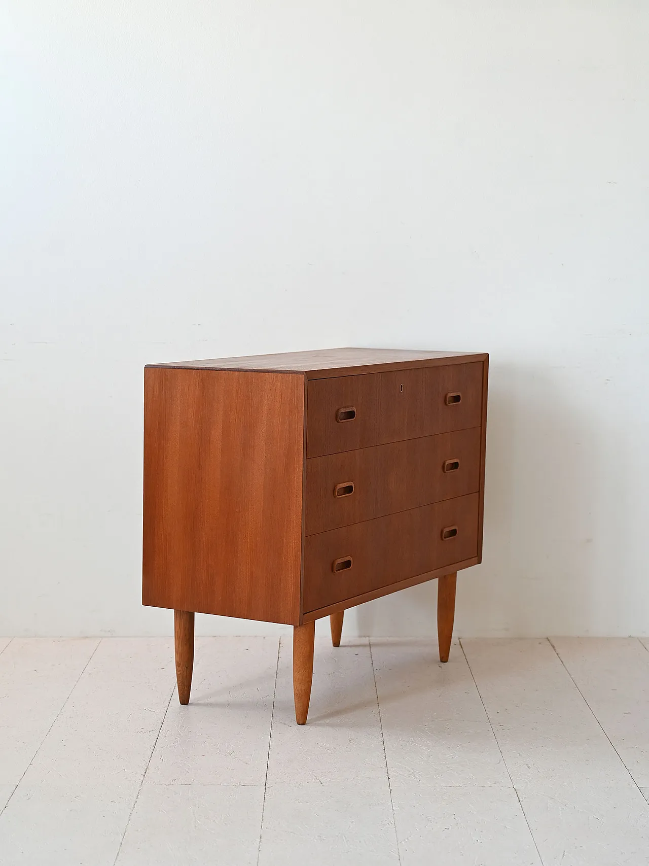 Vintage teak chest of drawers 3