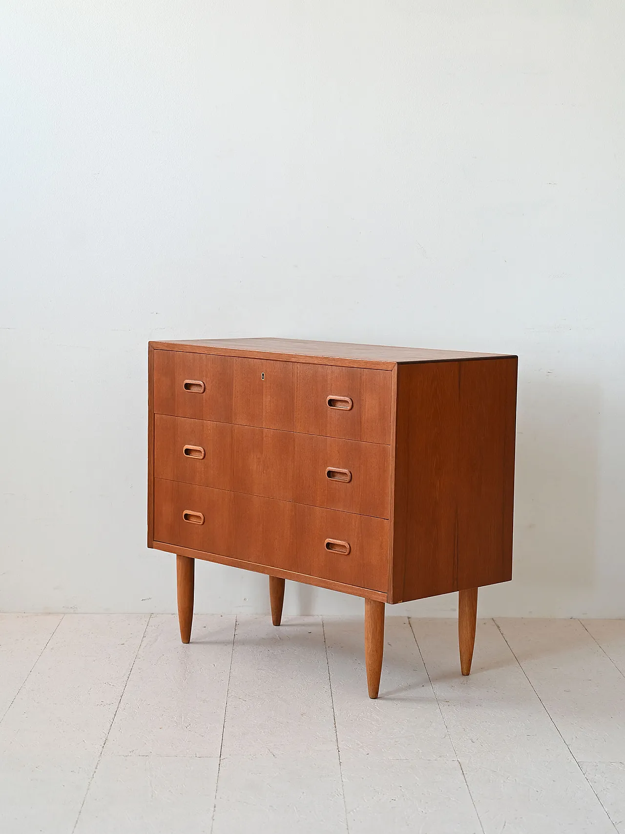Vintage teak chest of drawers 4