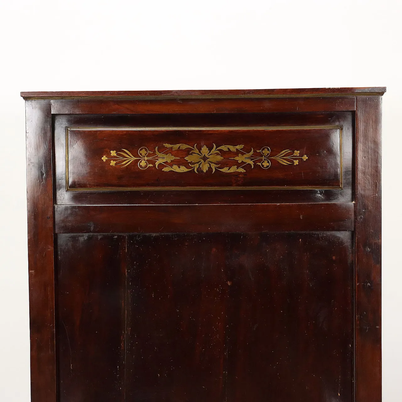 Letto singolo Impero in noce, primo '800 3