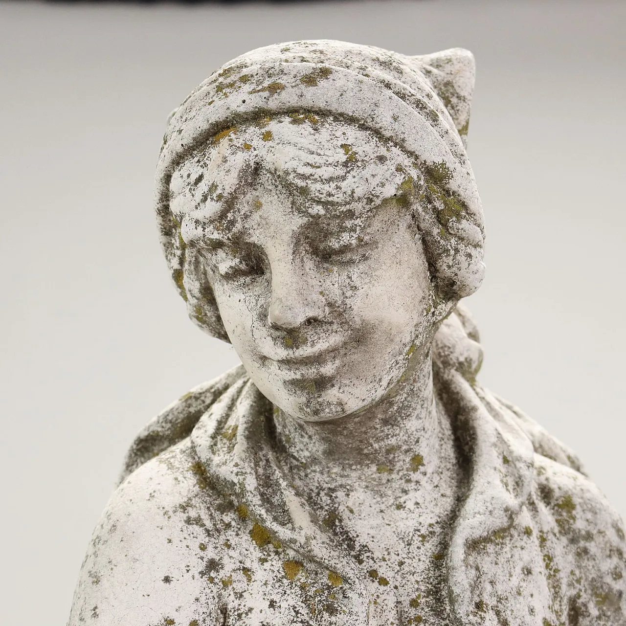 Coppia di statue di popolani in graniglia, inizio '900 3