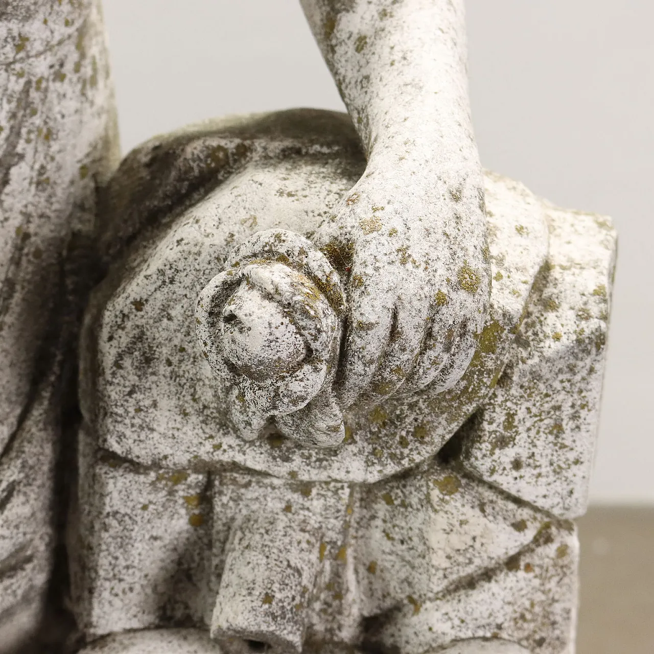 Coppia di statue di popolani in graniglia, inizio '900 4