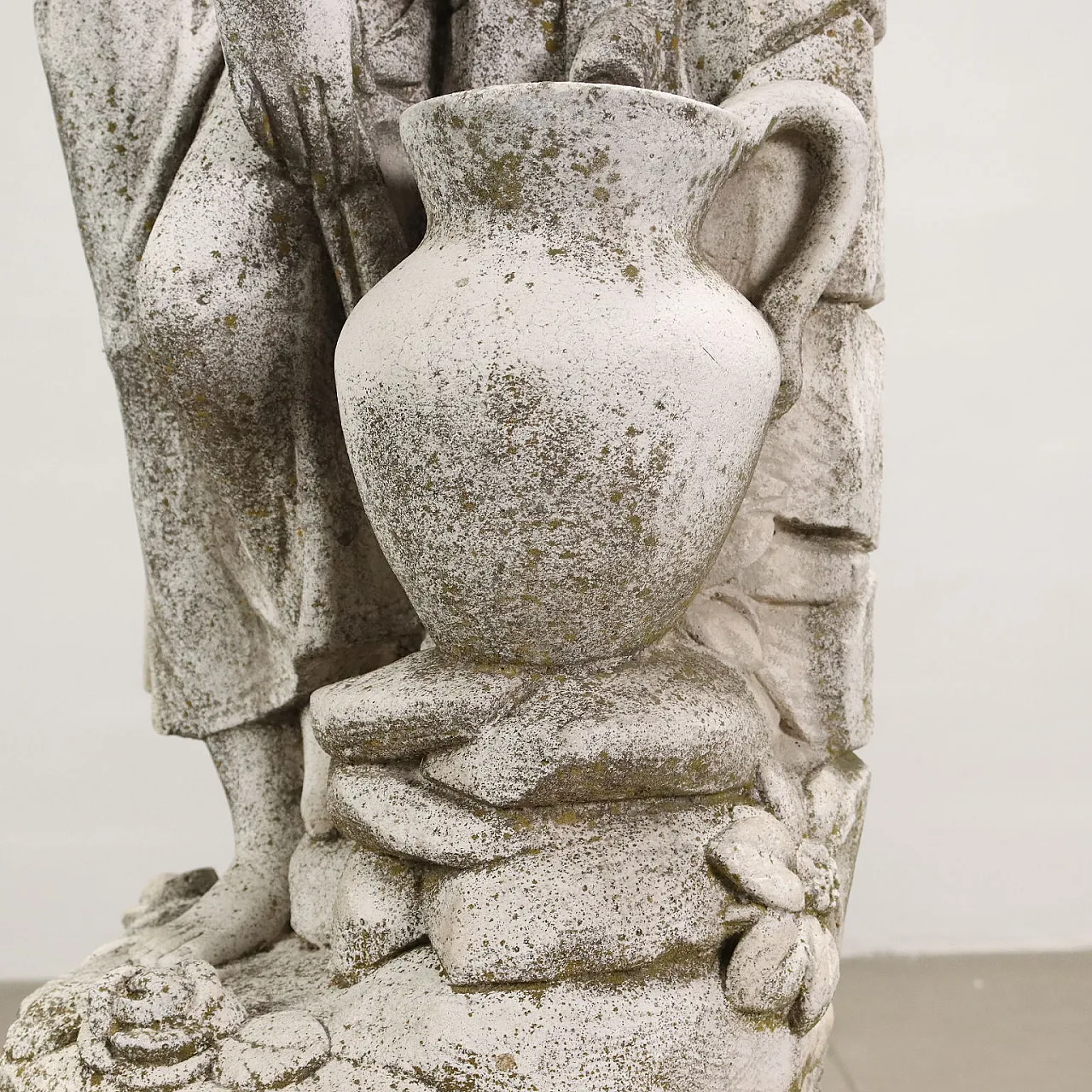 Coppia di statue di popolani in graniglia, inizio '900 5