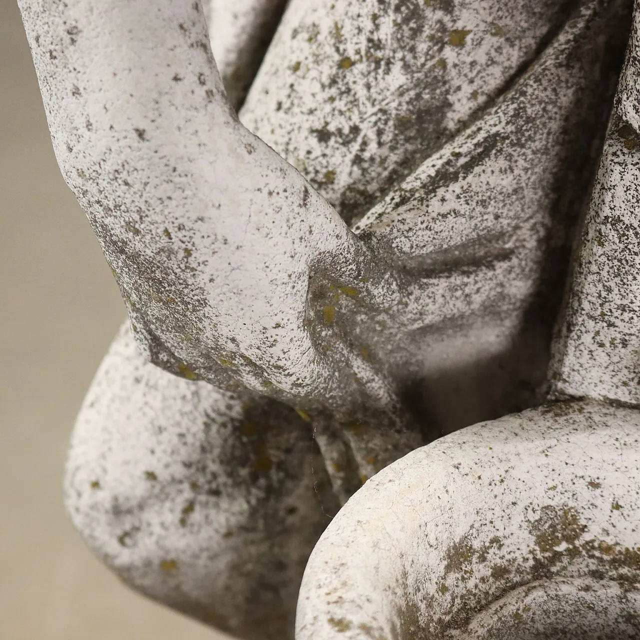 Coppia di statue di popolani in graniglia, inizio '900 6