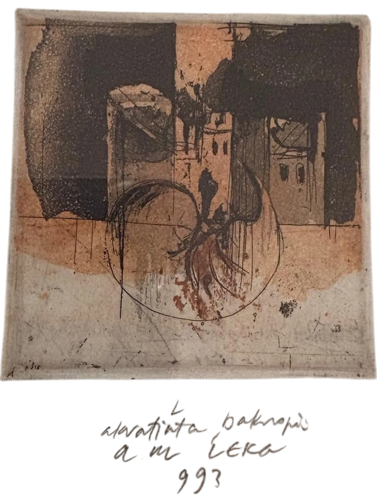 Piccola opera d'arte dell'artista A.M. Leka, 2000 5