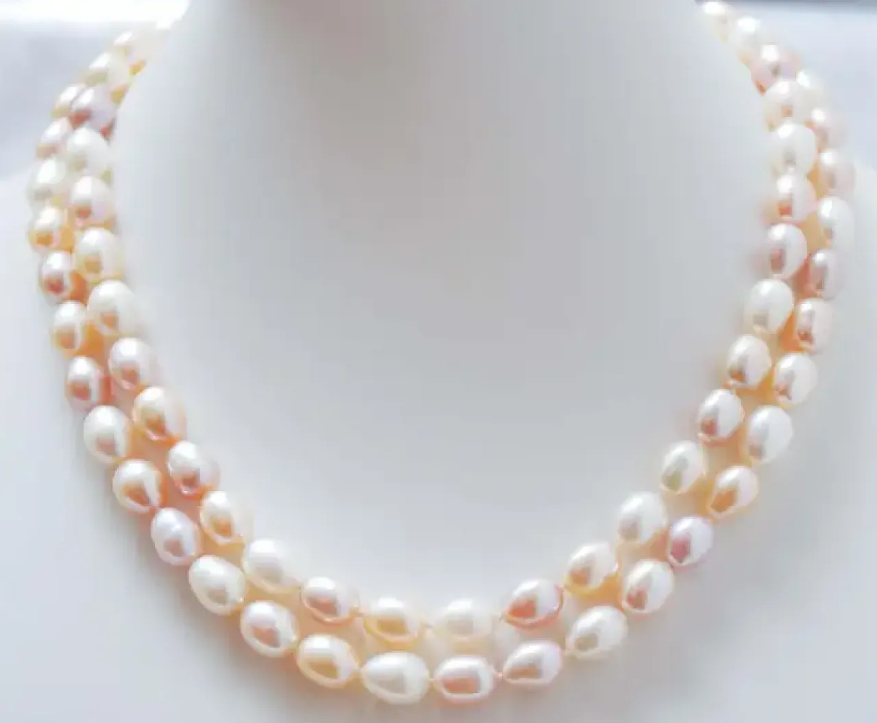 Collana di perle multicolore, anni '50 2