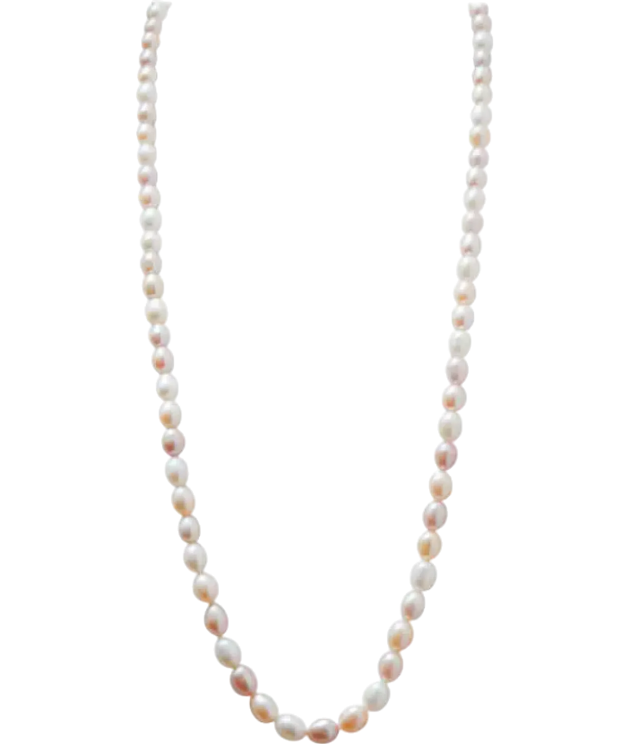 Collana di perle multicolore, anni '50 4