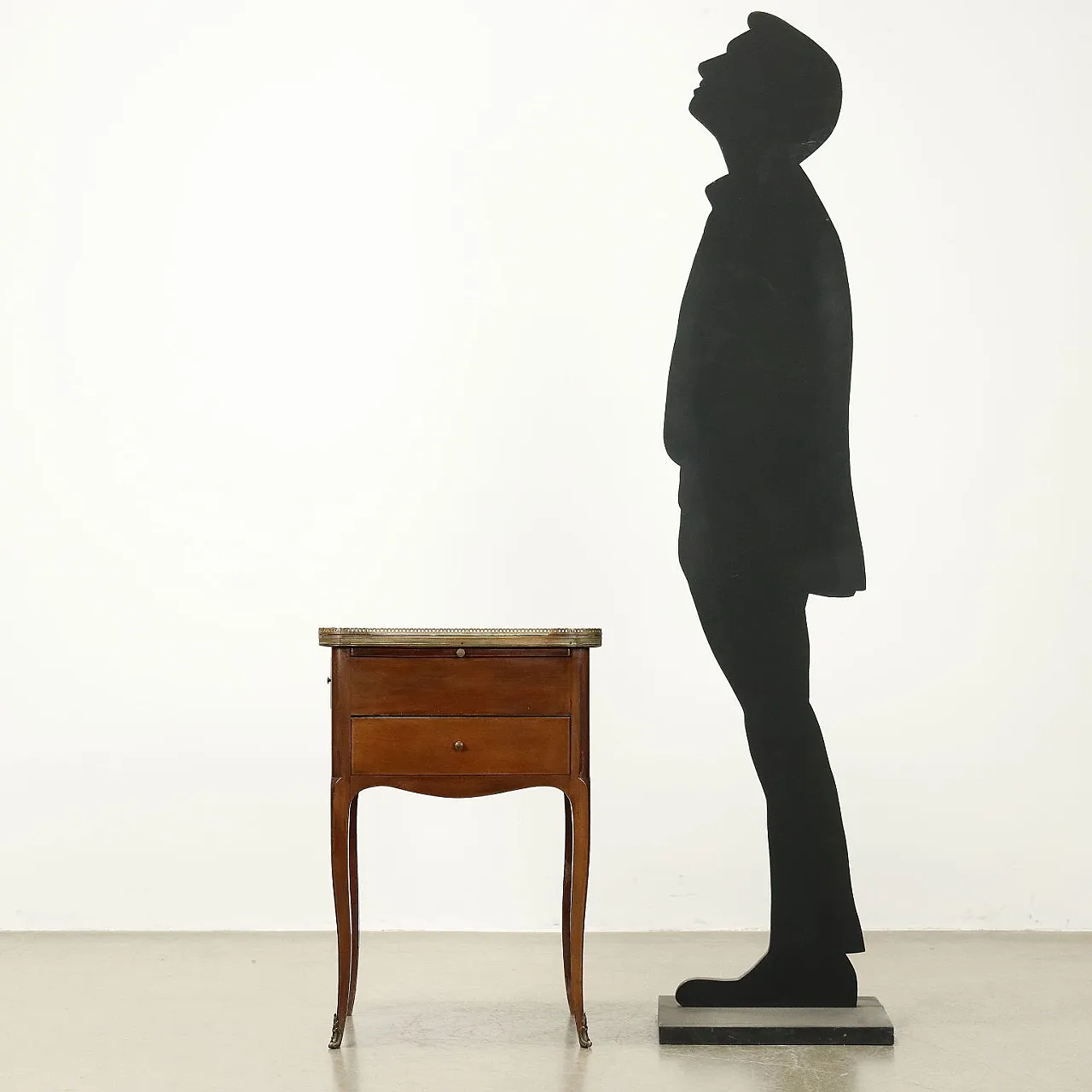 Tavolino da lavoro in mogano, primo '900 2